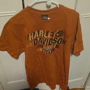 Harley-Davidson Orange Short Sleeve Tee